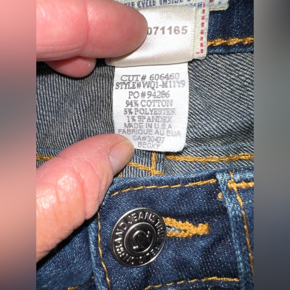 👀 True Religion Becky Mom Size 28 Petite - Picture 5 of 12